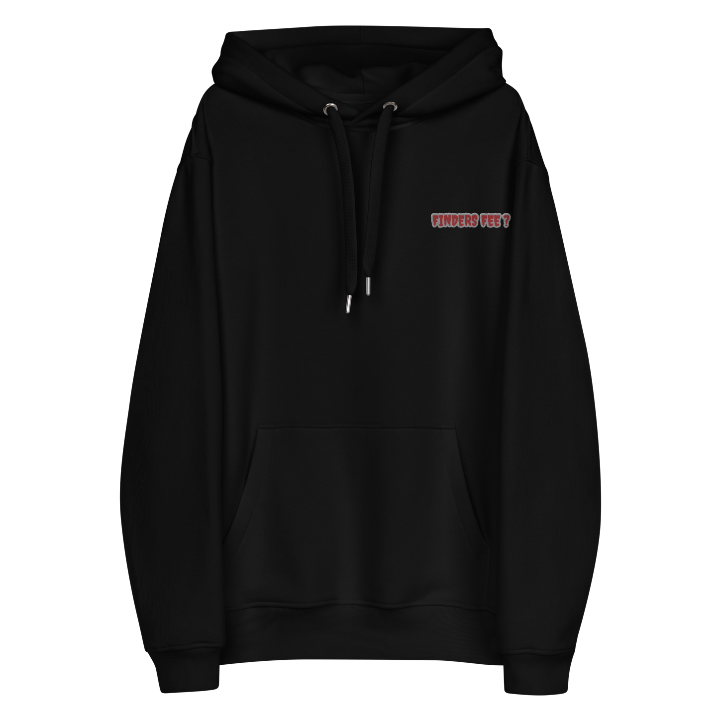 Where Is My Finders Fee Spaceman Hoodie Black